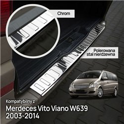 Listwa tylnego zderzaka do Mercedes Vito (W639) 2003-2014 | stal