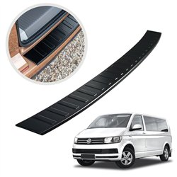 Rear bumper trim for Volkswagen VW Caravelle (T6) 2015-2019 | Black steel