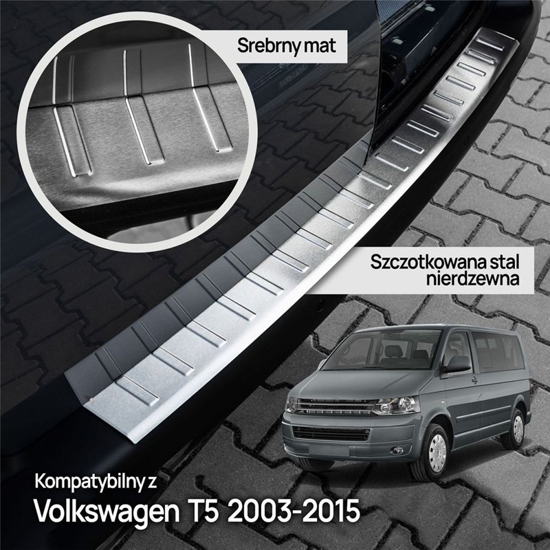 Listwa tylnego zderzaka Volkswagen VW Multivan (T5) 2003-2015 | stal