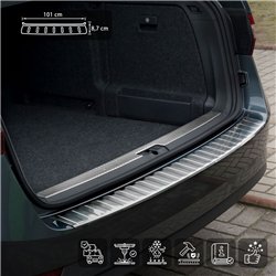 Listwa tylnego zderzaka Skoda Superb Kombi III PRE-FL 2015-2019 stal