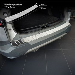 Rear bumper trim for Dacia Bigster I (DJF) 2025- | Chrome steel Polished