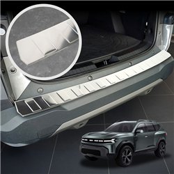 Rear bumper trim for Dacia Bigster I (DJF) 2025- | Chrome steel Polished