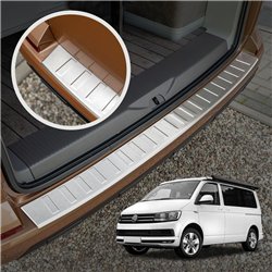 Rear bumper trim for Volkswagen VW California (T6) 2015-2019 | Silver steel