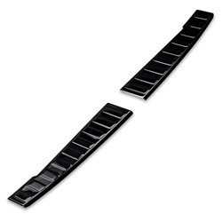 Rear bumper trim for Dacia Sandero Hatchback III 2021- | steel Piano