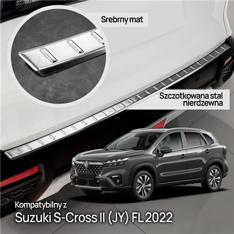 Listwa tylnego zderzaka do Suzuki S-Cross I (JY) FL 2022- | stal