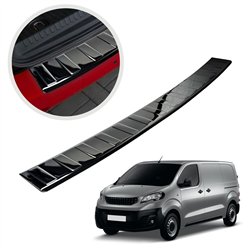 Rear bumper trim for Peugeot Expert III (V) 2016- | steel Piano