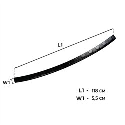 Listwa tylnego zderzaka do Jeep Grand Cherokee V 2022- | stal