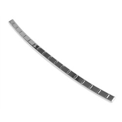 Rear bumper trim for MG ZS III (ZS3A) 2024- | Silver steel Brushed