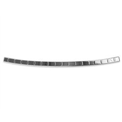 Rear bumper trim for MG ZS III (ZS3A) 2024- | Silver steel Brushed