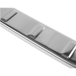 Rear bumper trim for MG ZS III (ZS3A) 2024- | Silver steel Brushed