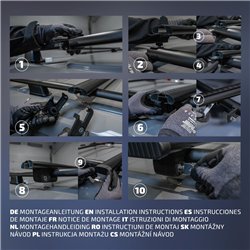 Roof rails with cross bars included Ford Transit Courier I B460 2014-2023 A