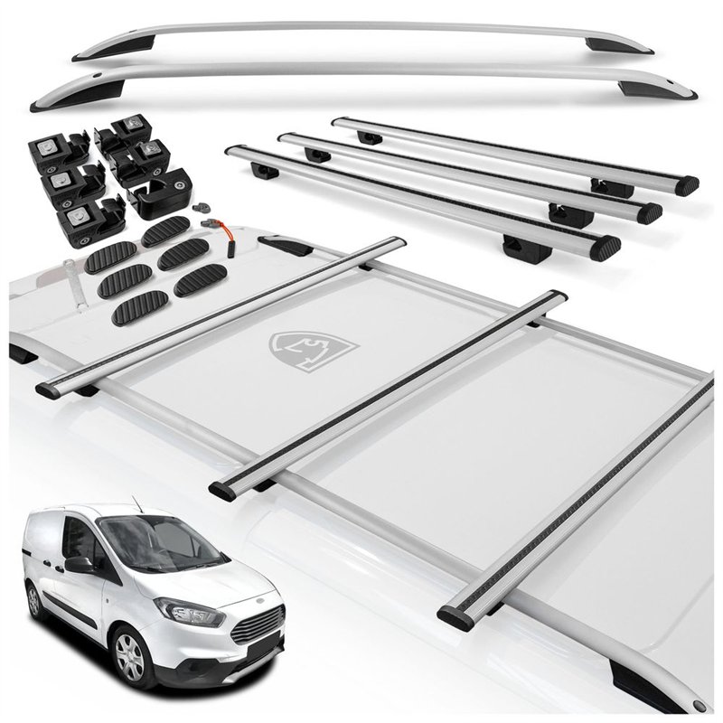 Roof rails with cross bars included Ford Transit Courier I B460 2014-2023 A