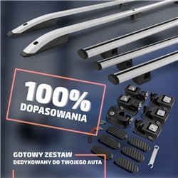 Roof rails with cross bars included Ford Transit Courier I B460 2014-2023 A