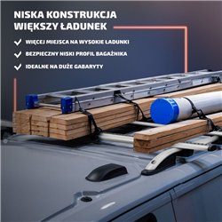 Roof rails with cross bars included Ford Transit Courier I B460 2014-2023 A