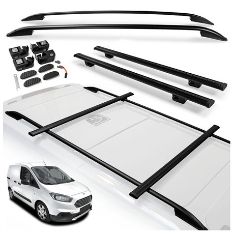 Roof rails with cross bars included Ford Transit Courier I B460 2014-2023 A