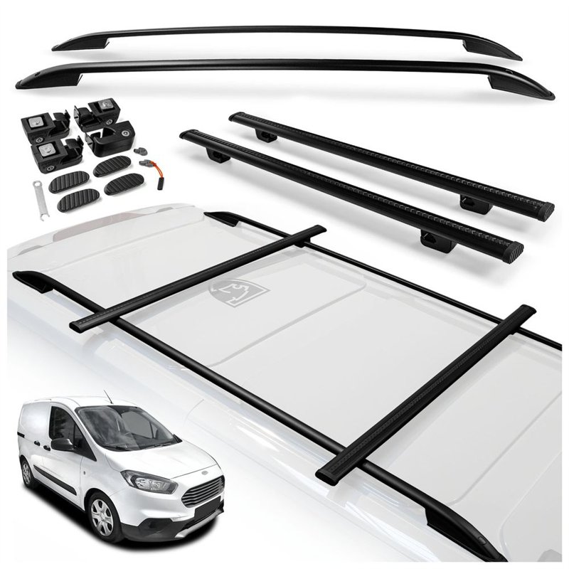 Roof rails with cross bars included Ford Transit Courier I B460 2014-2023 A