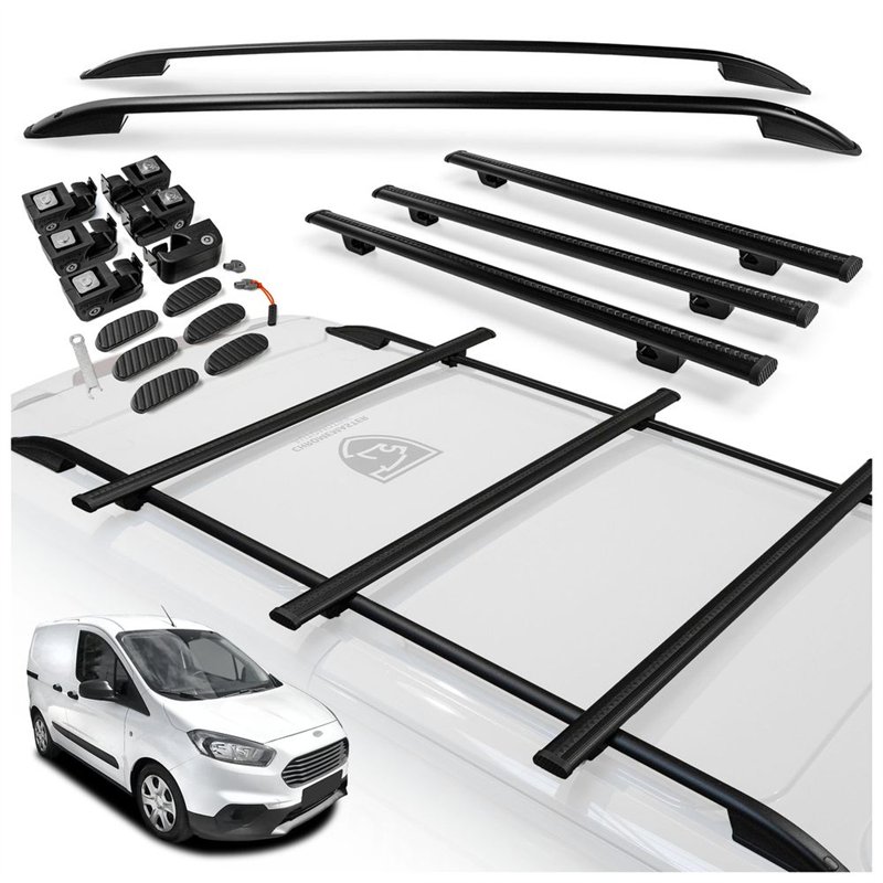 Roof rails with cross bars included Ford Transit Courier I B460 2014-2023 A