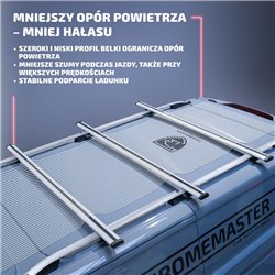 Roof rails with cross bars included Ford Tourneo Courier I 2014-2023 Alumin