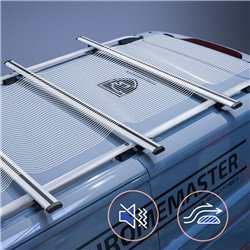 Roof rails with cross bars included Ford Tourneo Courier I 2014-2023 Alumin