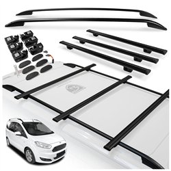 Roof rails with cross bars included Ford Tourneo Courier I 2014-2023 Alumin