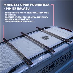 Roof rails with cross bars included Ford Tourneo Courier I 2014-2023 Alumin