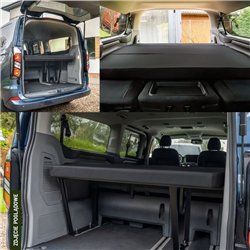 Komplet łóżko z materacem bagażnika Ford Tourneo Custom II 2023- | MDF Stal
