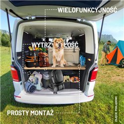 Trunk bed for Ford Tourneo Custom II (V710) 2023- | Black