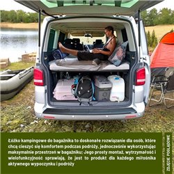 Trunk bed for Ford Tourneo Custom II (V710) 2023- | Black