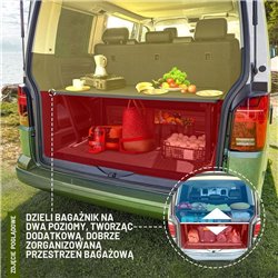 Półka bagażnika (łóżko) do Ford Tourneo Custom II (V710) 2023- | Czarny