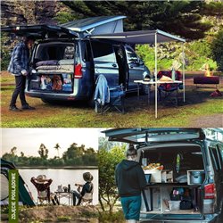 Półka bagażnika (łóżko) do Ford Tourneo Custom II (V710) 2023- | Czarny