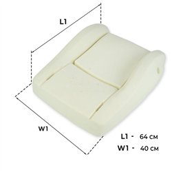 Seat backrest foam for Volkswagen VW Multivan (T5) 2003-2015 | Polyurethane