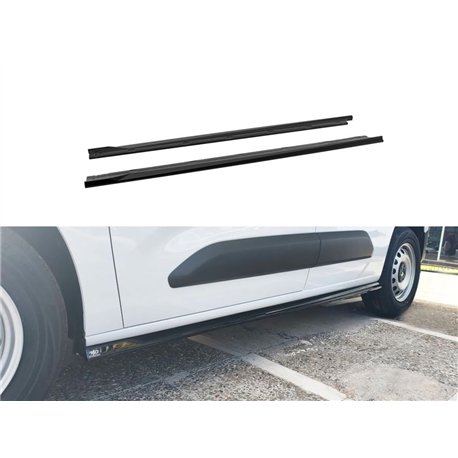 Side skirt extensions for Opel Combo E (K9) SHORT (L1 | Standard) 2018- ABS