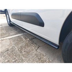 Side skirt extensions for Fiat Doblo III SHORT (L1 | Standard) 2022- ABS