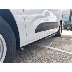 Side skirt extensions for Peugeot e-Rifter I (K9) SHORT (L1 | M) 2021- ABS