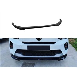 Front splitter for Citroen e-C3 I (CC21) 2024- | Black ABS plastic Shiny