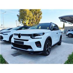 Front splitter for Citroen C3 IV (CC21) 2024- | Black ABS plastic Shiny