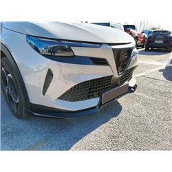 Front splitter for Alfa Romeo Junior I (966) 2024- | Black ABS Shiny