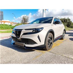 Side skirt extensions for Alfa Romeo Junior I (966) 2024- | Black ABS Shiny