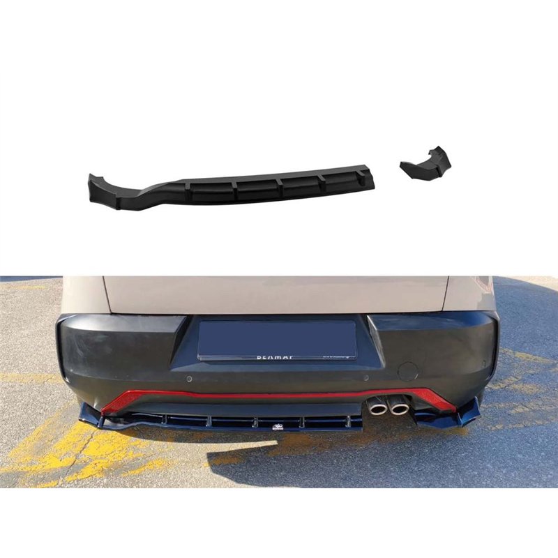 Rear bumper lip for Alfa Romeo Junior I (966) 2024- | Black ABS Shiny