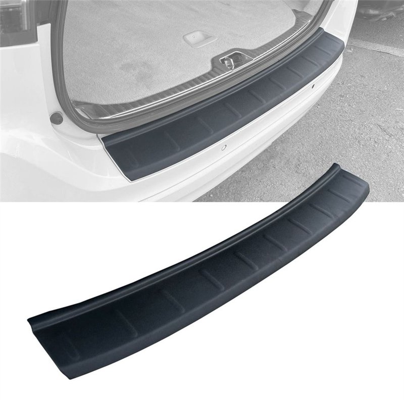 Rear bumper trim for Volvo XC60 I (Y413 | D) FL 2013-2017 Black ABS Matte