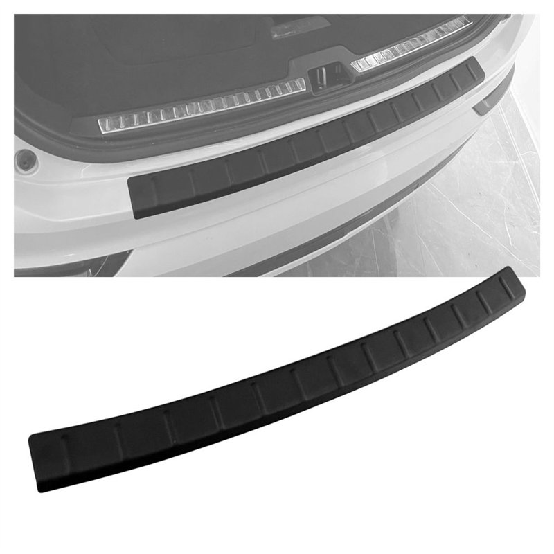Rear bumper trim for Volvo XC90 II (V526 | L) 2015- Black ABS plastic Matte