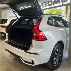 Rear bumper trim for Volvo XC60 II (V426 | U) 2017- Black ABS plastic Shiny
