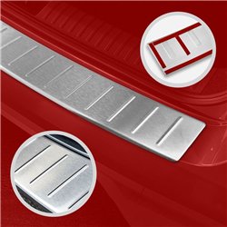Rear bumper trim for MG ZS EV II (ZS11) 2017-2025 | Silver steel Brushed