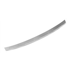 Rear bumper trim for Audi Q3 II (F3) 2018- | Chrome steel Polished
