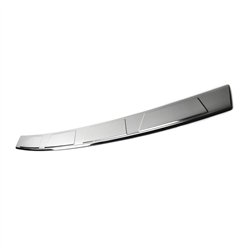 Rear bumper trim for Audi Q3 Sportback Coupe II (F3) 2019- | Chrome steel