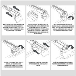 Bagażnik dachowy do Hyundai Kona I 2017-2023 | Aluminium plastik