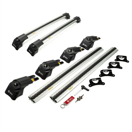 Roof rack for Jeep Compass II 2017-2025 AIR-2 Aluminum Plastic