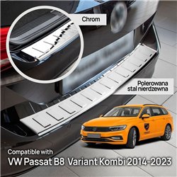 Rear bumper trim Volkswagen VW Passat Variant Station Wagon VIII Kombi 2014