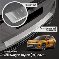 Rear bumper trim for Volkswagen VW Tayron I (R4) 2025- | Silver steel