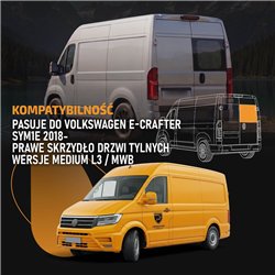 twin rear doors Volkswagen VW e-Crafter I Cargo MEDIUM